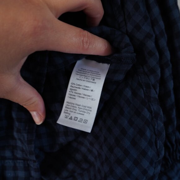 J. Crew Plaid Button Down size 16 - Picture 4 of 9